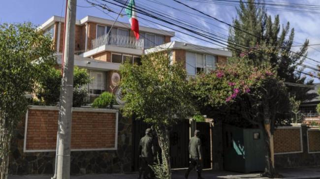 Embajada de México en La Paz.