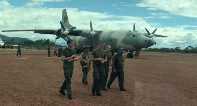 Militares rusos llegan a Canaima.