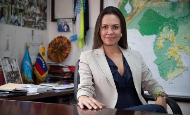 La líder opositora venezolana María Corina Machado.