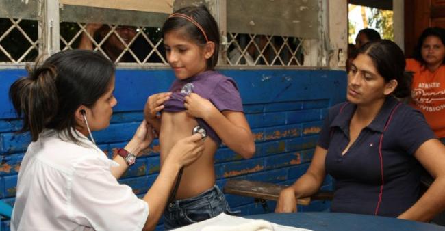 Médica cubana en Venezuela.