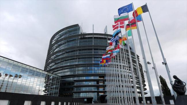 La sede de la Unión Europea en Bruselas, Bélgica.