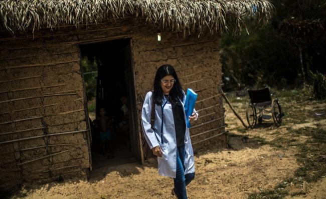 La doctora cubana Maireilys Álvarez Rodríguez, exintegrante de Más médicos.