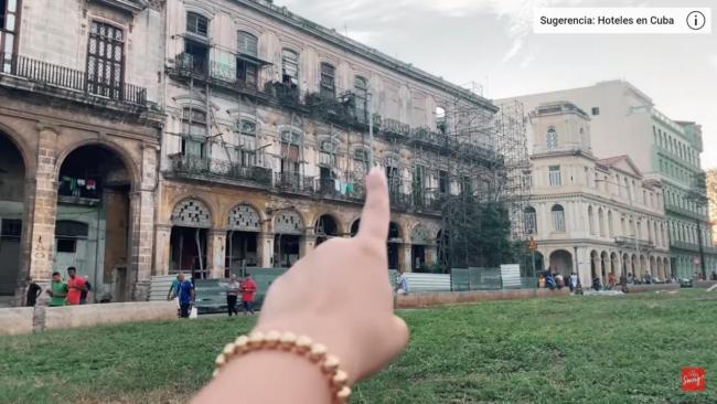 Un edificio de La Habana Vieja