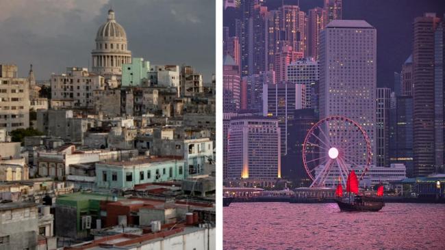 La Habana y Hong Kong