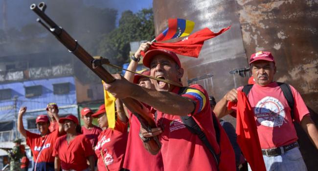 Las milicias de Maduro.