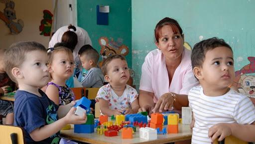 Círculo infantil en Cuba.