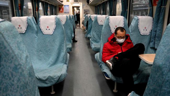 Un tren en China. 
