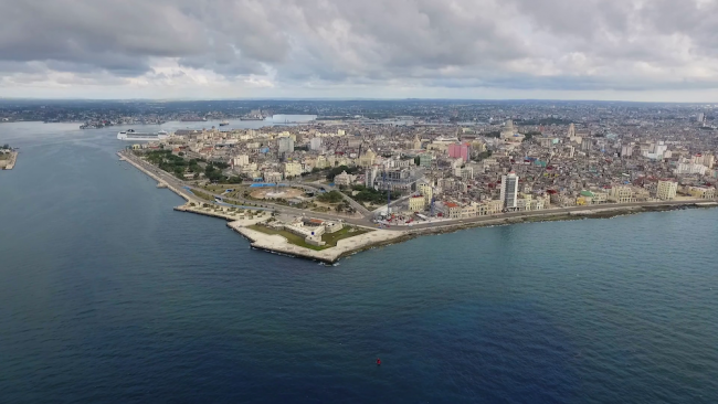 La Habana, desde el aire.