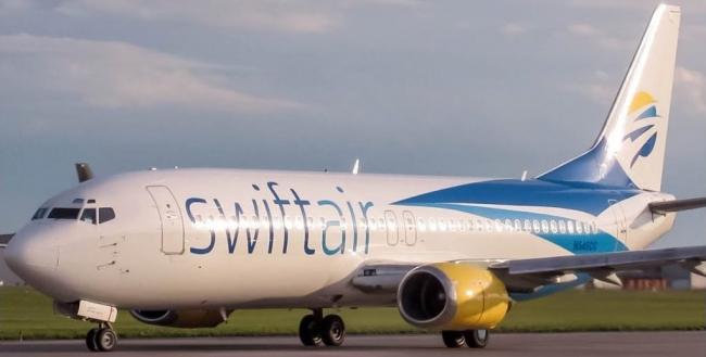 Avión de la aerolínea Swiftair.