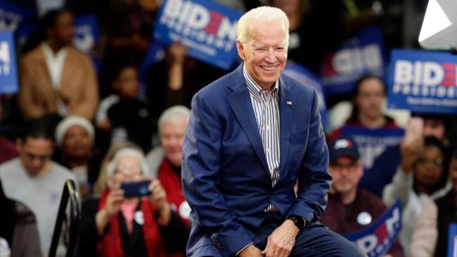 Joe Biden, durante un acto de campaña.
