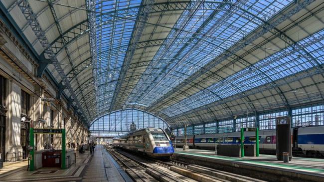 Estación ferroviaria, Bordeaux. 