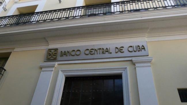 Oficina del Banco Central de Cuba.