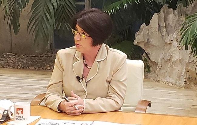 La ministra de Trabajo y Seguridad Social de Cuba, Marta Elena Feitó Cabrera.