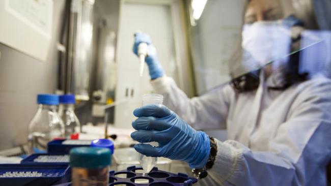Una científica trabaja en las investigaciones para conseguir una vacuna contra el coronavirus.