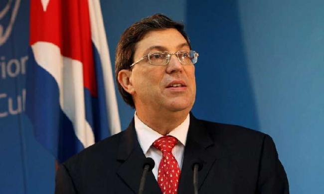 El ministro de Relaciones Exteriores de Cuba, Bruno Rodríguez.