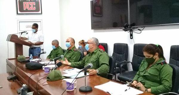 Reunión del Consejo de Defensa de La Habana.