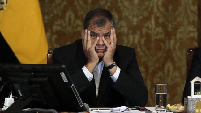 El expresidente de Ecuador, Rafael Correa.