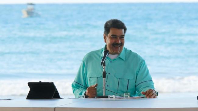 Nicolas Maduro, en rueda de prensa. 