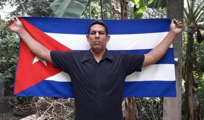 Yordanys Labrada, coordinador de la Unión Patriótica de Cuba en Songo la Maya