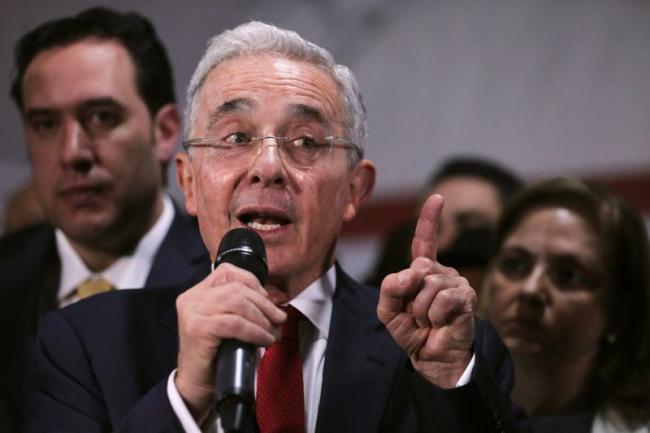 Álvaro Uribe en una imagen de archivo.