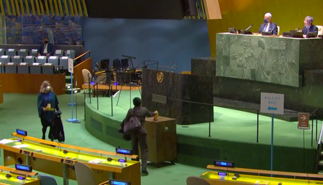Votación del Consejo de Derechos Humanos de la ONU.
