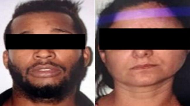 Secuestrador cubano y su cómplice mexicana.