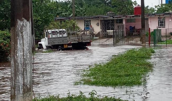 Inundaciones en Pinar del Río ocasionadas por las lluvias de Eta.