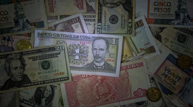 Monedas en Cuba.