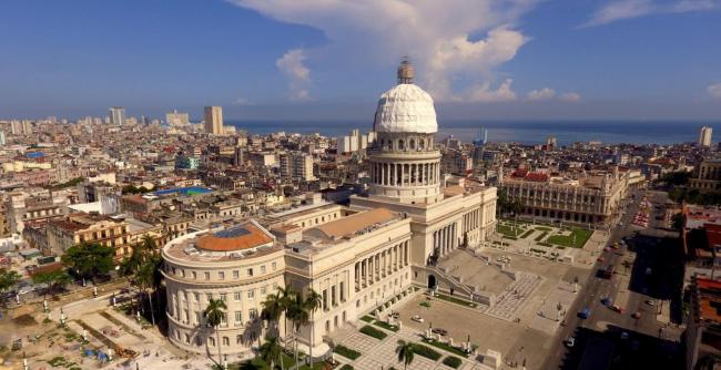 Vista de la capital de Cuba.