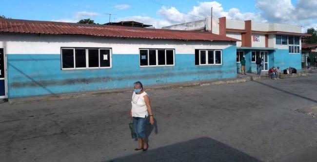 Terminal en la que la Liga Evangélica de Cuba atiende a personas sin hogar.