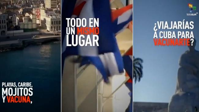 Publicidad de TeleSUR sobre Cuba.