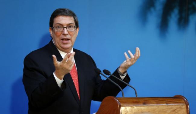 El ministro de Relaciones Exteriores, Bruno Rodríguez Parrilla.