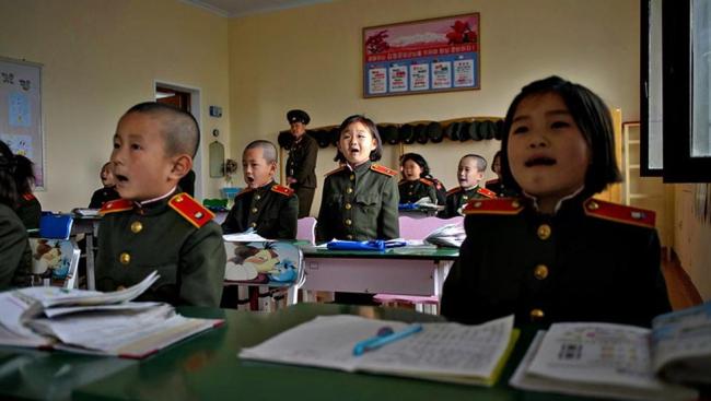 Escuela Revolucionaria para niños de Mangyongdae, cerca de Pyongyang.