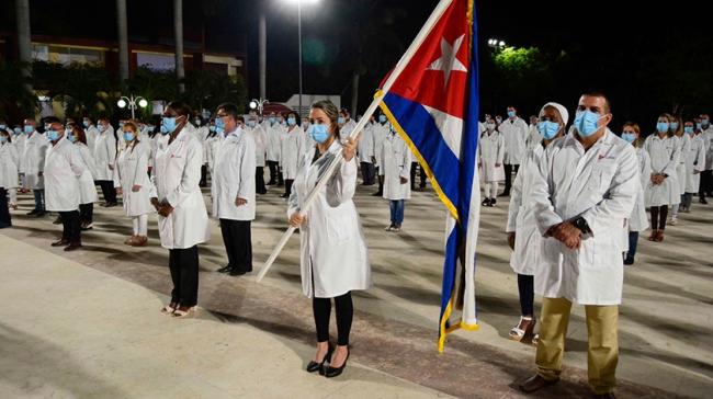 Médicos cubanos enviados a Panamá.