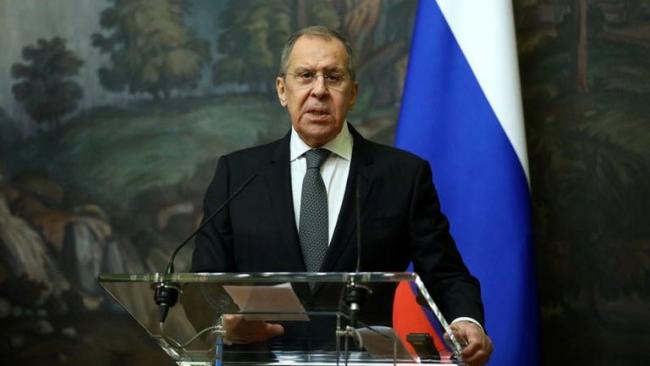 El canciller ruso Serguéi Lavrov en rueda de prensa en Moscú el pasado 5 de febrero.