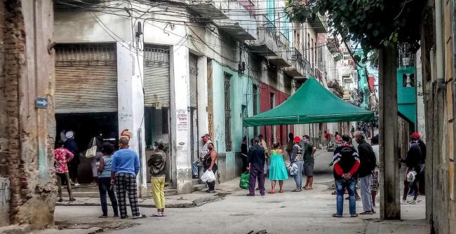 Los Sitios, Centro Habana, en cuarentena.