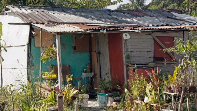 Una vivienda en Cuba.
