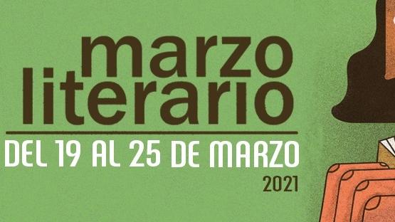 Cartel promocional de Marzo Literario.