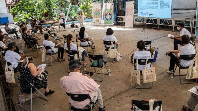 Integrantes del proyecto de la UNESCO en Cuba