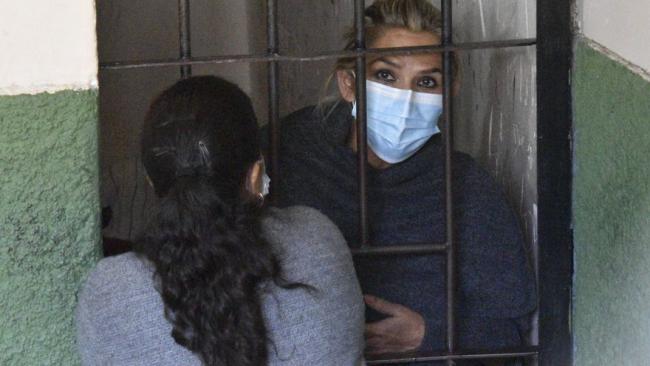 La expresidenta de Bolivia, Jeanine Áñez, en prisión.