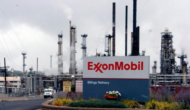 Una refinería de Exxon Mobil en Billings, Montana, en 2016.