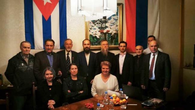 Miembros de la Fundación Fidel Castro.