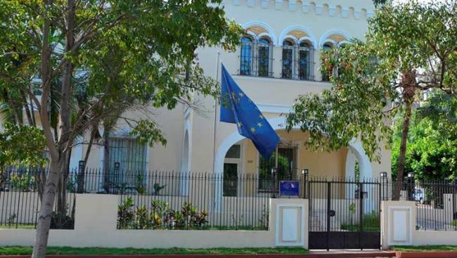 Sede de la Unión Europea en Cuba.