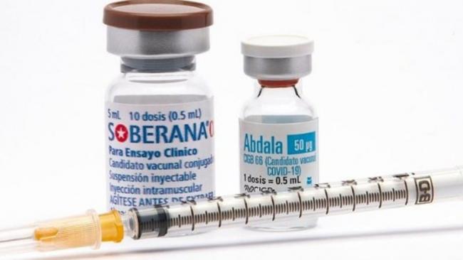 vacunas cubanas Abdala y Soberana 2