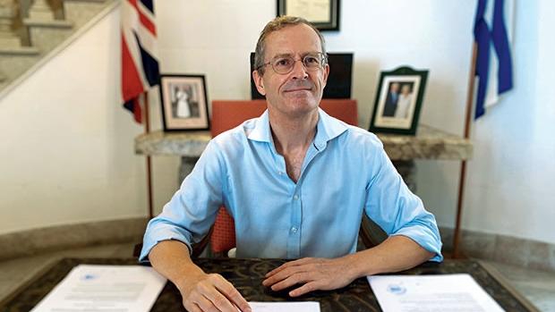 El embajador de Reino Unido en La Habana, Antony Stokes.