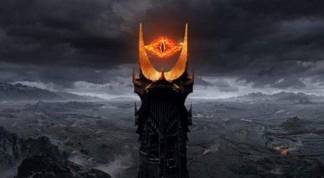 The Eye of Sauron, in the film version of The Lord of the Rings.