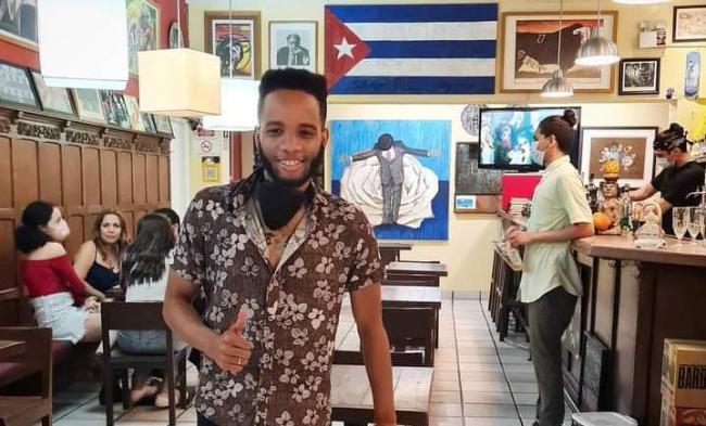 El cubano Omar Isaac Alcuria.