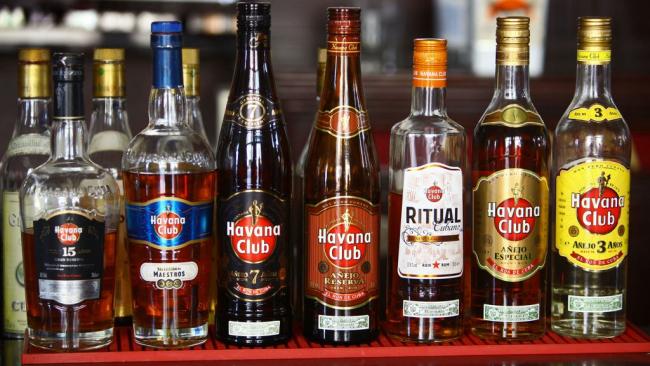 Bebidas Havana Club producidas en Cuba.