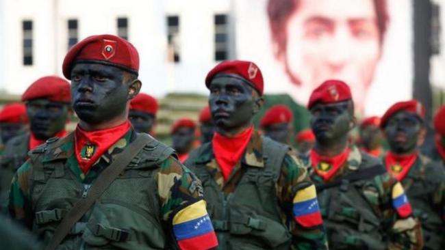Militares venezolanos.