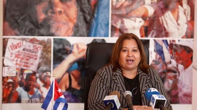 Teresa Amarelle, secretaria general de la Federación de Mujeres Cubanas (FMC)
